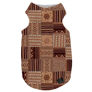 لباس سگ و گربه 27 طرح Plaid African کد MH138 سایز S