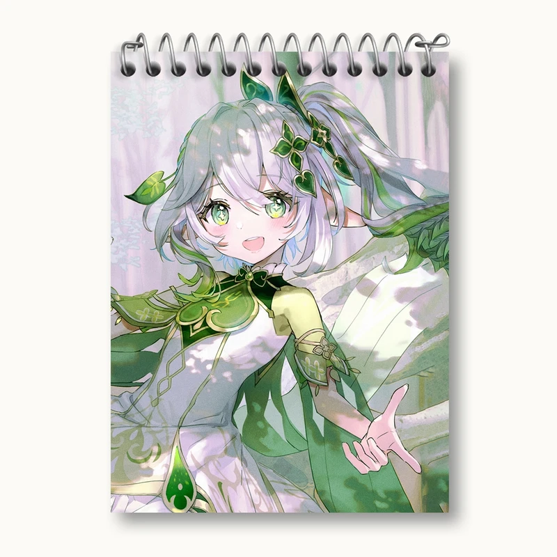 دفتر یادداشت 50 برگ خندالو مدل بازی گنشین ایمپکت Genshin Impact کد 24615