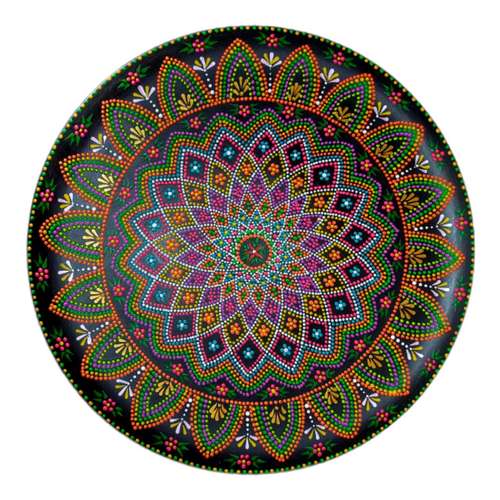 بشقاب دیوارکوب سفالی مدل دلسا