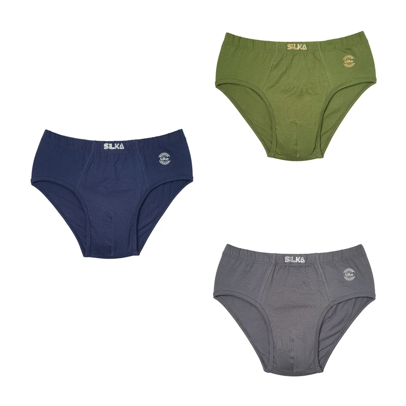 شورت اسلیپ مردانه سیلکا کد 047 مجموعه سه عددی