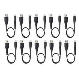 کابل شارژ USB به لایتنینگ بیاند مدل BA-333 طول 0.3 متر بسته ده عددی