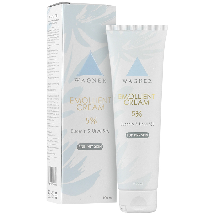 کرم نرم کننده دست و صورت واگنر مدل ure5 مناسب برای پوست های خشک حجم 100 میلی لیتر