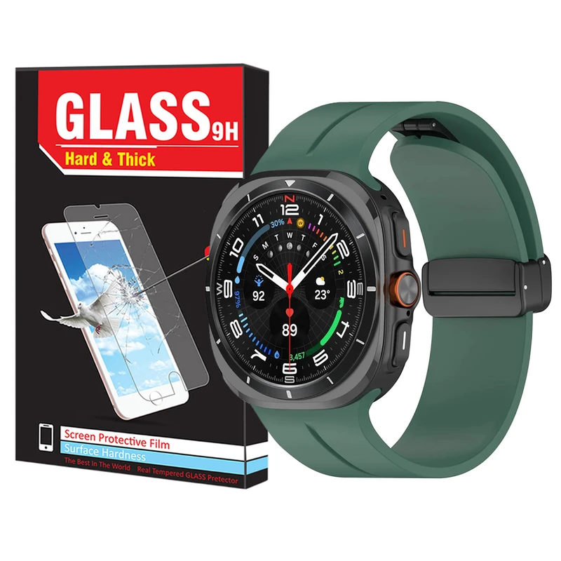 بند هارد اند تیک مدل Magnetic ORG HT مناسب برای ساعت هوشمند سامسونگ Galaxy Watch 7 Ultra 47mm