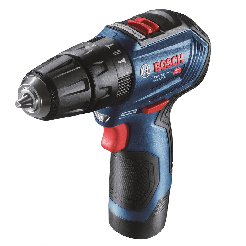 دریل پیچ گوشتی شارژی چکشی بوش مدل GSB 12 V 30