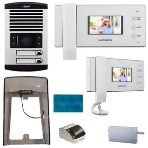 دربازکن تصویری الکتروپیک مدل FD/1086/2/1096/دو واحدی به همراه محافظ صفحه نمایش