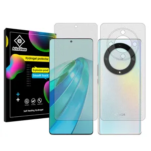 Arka Glass Tough model matte screen protector suitable for Honor X9a mobile phone along with the back of the phone protector