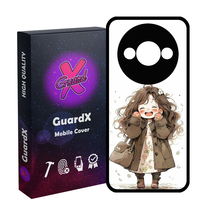 کاور گارد ایکس طرح دختر مدل 10719 مناسب برای گوشی موبایل شیائومی Redmi A3 4G/ A3X 4G/ Poco C61