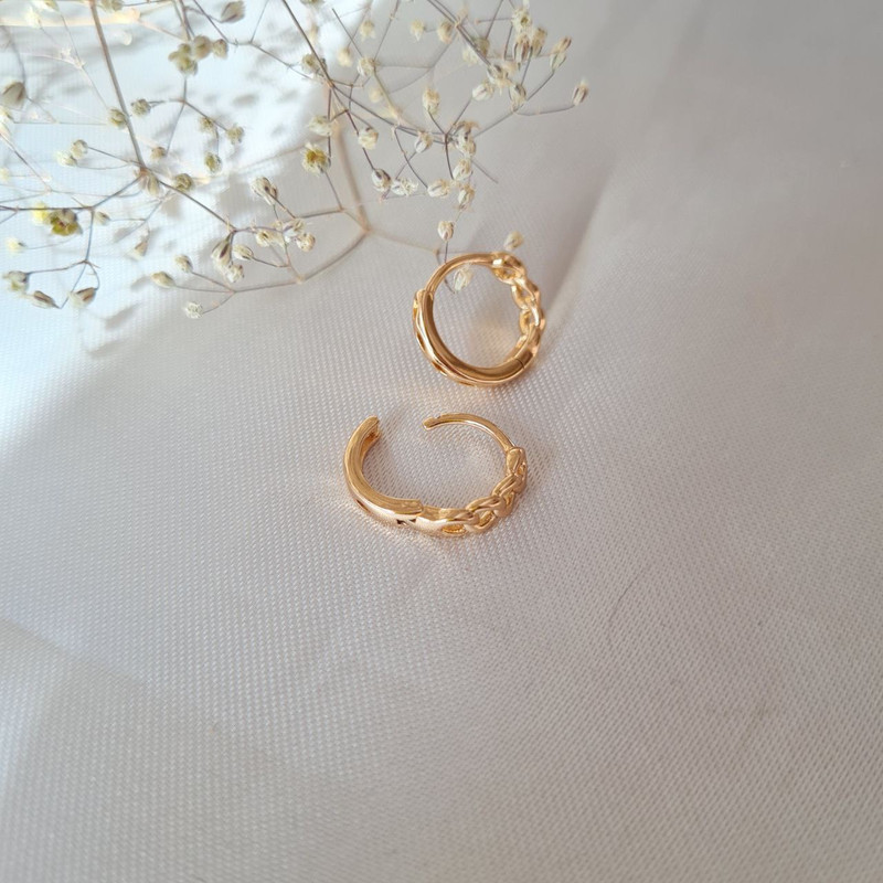 گوشواره زنانه ژوپینگ مدل حلقه ای کد sk10 گوشواره زنانه ژوپینگ مدل حلقه ای کد sk10