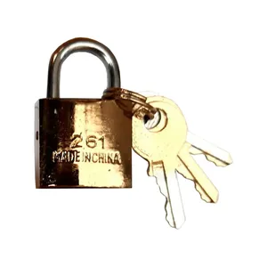 قفل آویز مدل برنج 25 بسته 10 عددی