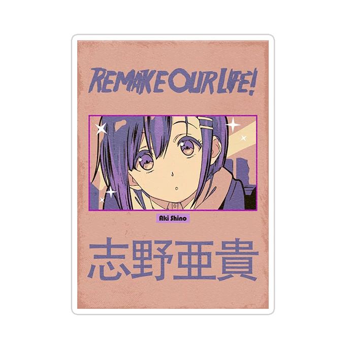 استیکر تزئینی موبایل و تبلت ماسا دیزاین مدل AS081 ANIME