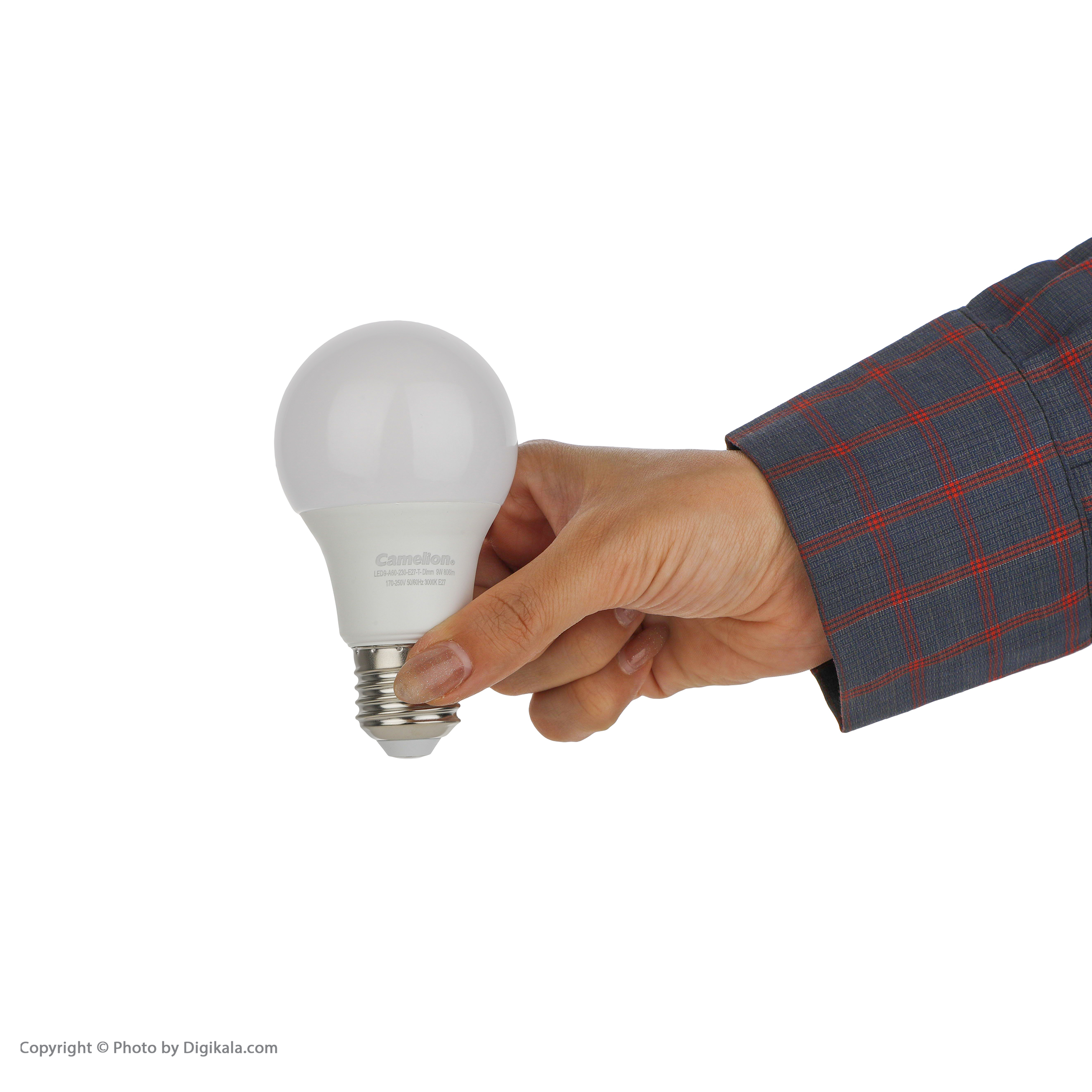 لامپ ال ای دی 9 وات کملیون مدل دیمردار پایه E27