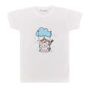 تی شرت بچگانه پرمانه طرح یونیکورن کد pmt.3345