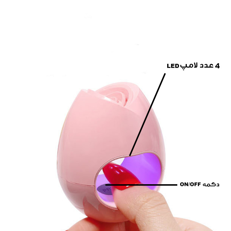 لاک خشک کن مدل انگشتی کد 16W-MINI