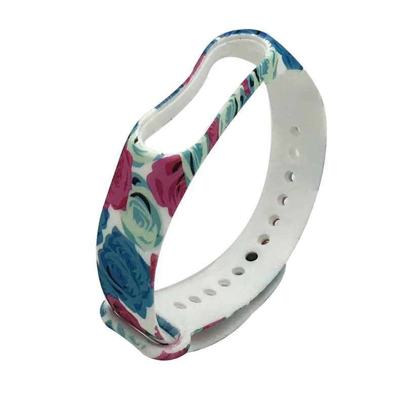 بند طرح گل مدل BR01 مناسب برای مچ بند هوشمند شیائومی Mi Band 3 /Mi Band 4