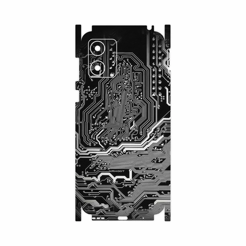 برچسب پوششی ماهوت مدل Black_Printed_Circuit_Board-FullSkin مناسب برای گوشی موبایل موتورولا Moto E13