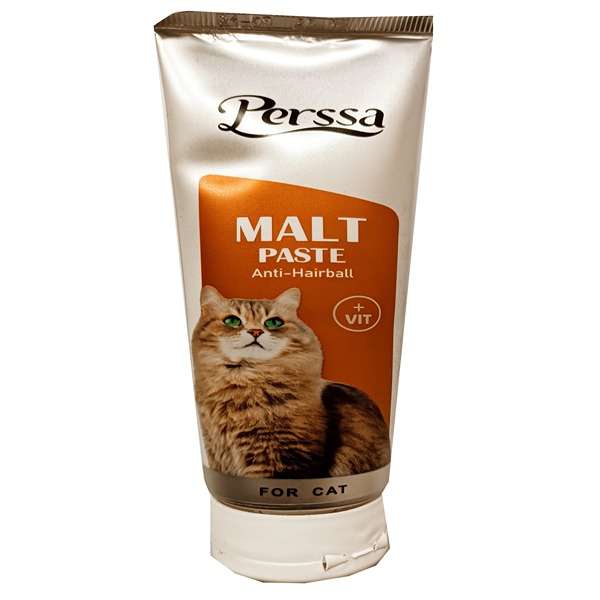 خمیر مالت گربه پرسا مدل VITAMINS & ANTI HAIRBALL وزن 100 گرم