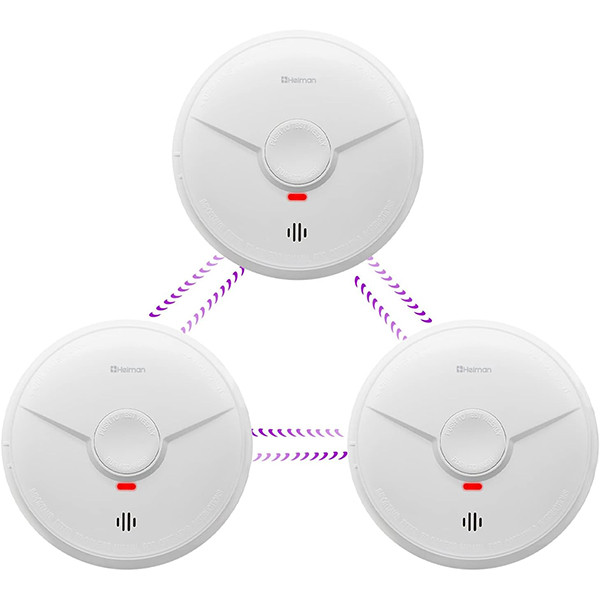 دتکتور دود و حرارت هیمان مدل HM-635PH بسته 3 عددی