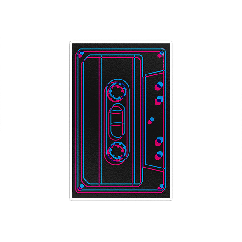 استیکر تزئینی موبایل و تبلت ماسا دیزاین طرح نوار کاست مدل sn007