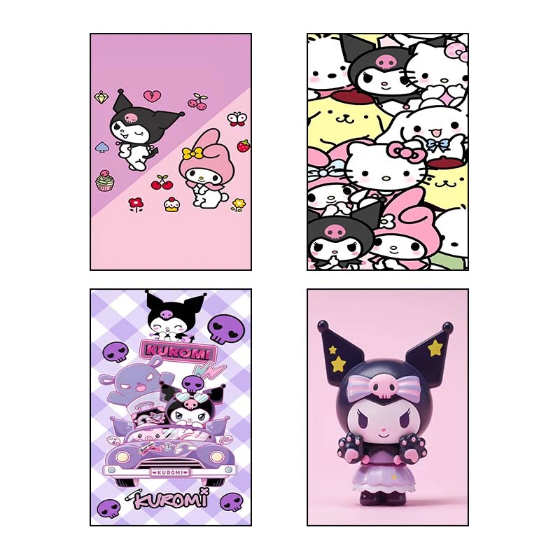 تابلو شاسي کارنيکا طرح مای ملودی و کورومی کد 18212 مجموعه 4 عددی