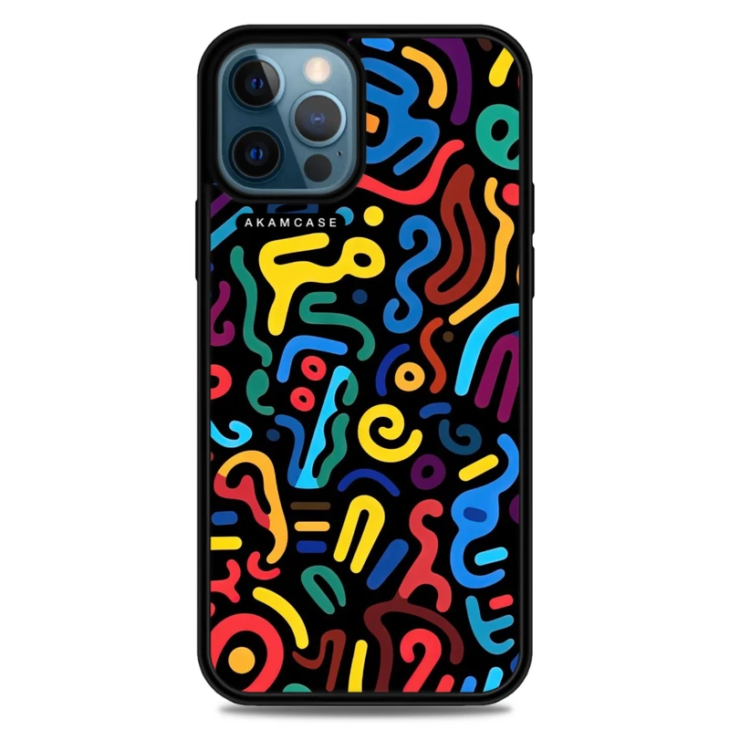 کاور آکام مدل AMC-WA12PROMAX-DOODLE20 مناسب برای گوشی موبایل اپل iPhone 12 Pro Max
