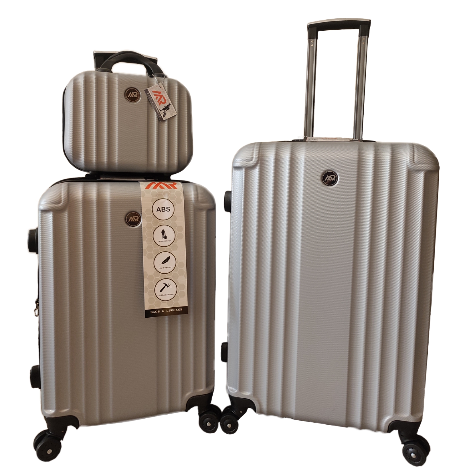 مجموعه سه عددی چمدان ام آر مدل تراولی کاوردار