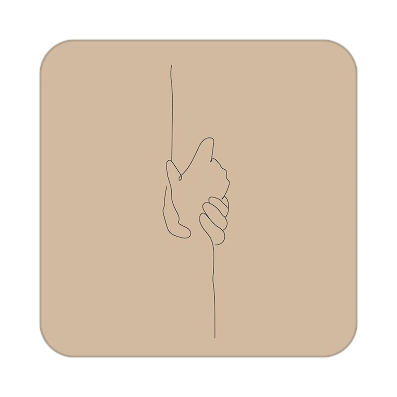 زیر لیوانی کاکتی طرح عاشقانه مدل mp39606