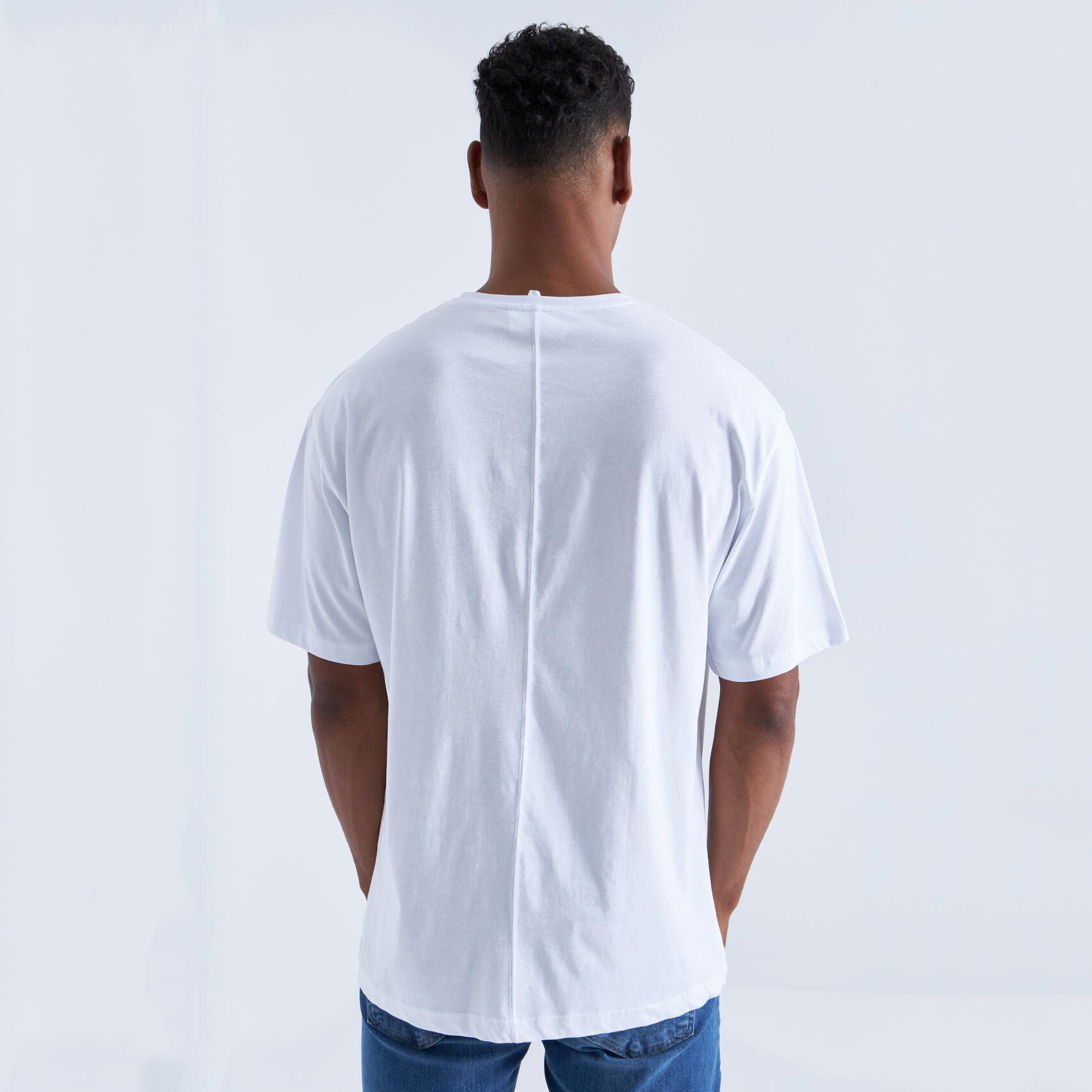 تی شرت اورسایز آستین کوتاه مردانه تامی لایف مدل 88093 -  - 3