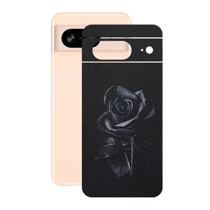 Remax cover sticker Leth model black rose design suitable for Google Pixel 8 mobile phone