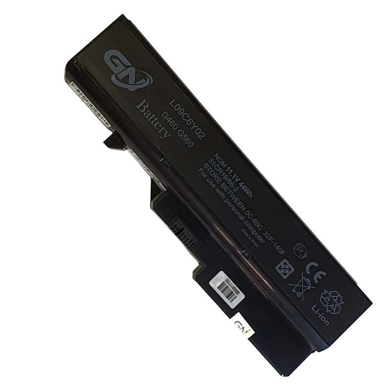 باتری لپ تاپ 6 سلولی گلدن نوت بوک مدل G560 مناسب برای لپ تاپ IdeaPad G460/ G560/ Z460/ Z560/ Z565 باتری لپ تاپ 6 سلولی گلدن نوت بوک مدل G560 مناسب برای لپ تاپ IdeaPad G460/ G560/ Z460/ Z560/ Z565