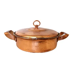 ماهیتابه مسی کد 10