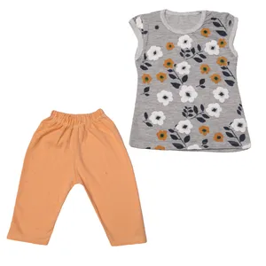 ست تی شرت و شلوارک دخترانه مدل 103