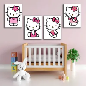 تابلو شاسی کودک مدل هلو کیتی کد BYB15 مجموعه چهار عددی