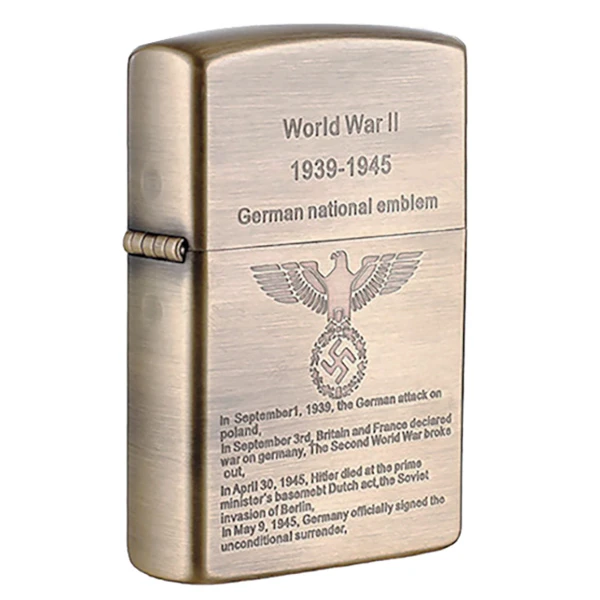 فندک زورو مدل عقاب طرح جنگ جهانی کد Z9731B