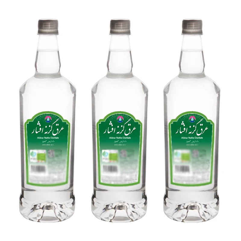 عرق گزنه افشار - 1 لیتر بسته 3 عددی