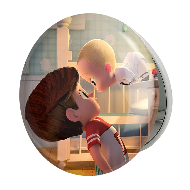 آینه جیبی خندالو طرح انیمیشن بچه رئیس The Boss Baby مدل تاشو کد 1364 