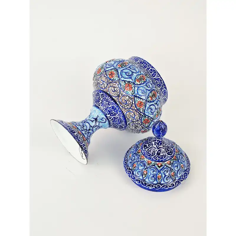 شکلات خوری میناکاری مسی مدل آسمان