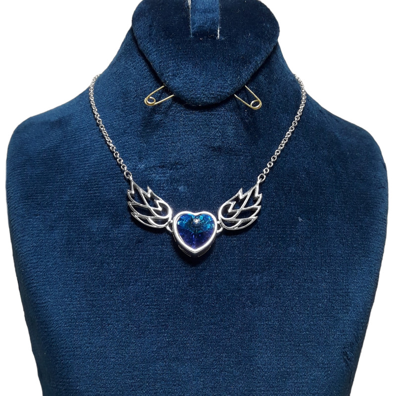 گردنبند نقره زنانه مدل بال فرشته کد 125