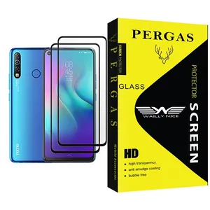 Waily Nice Pergas Glass MIX002 Screen Protector For  Camon 12 Air Pack Of 2