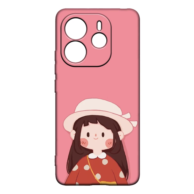 کاور طرح دخترانه کد 156 مناسب برای گوشی موبایل شیائومی Redmi Note 14 4G