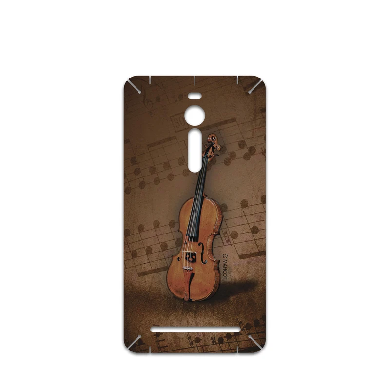 برچسب پوششی ماهوت مدل Violin-Instrument مناسب برای گوشی موبایل ایسوس Zenfone 2