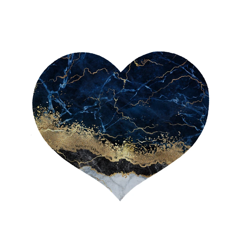 پادری مدل قلب طرح سنگ کد 8474 سایز 90 × 90 سانتی متر