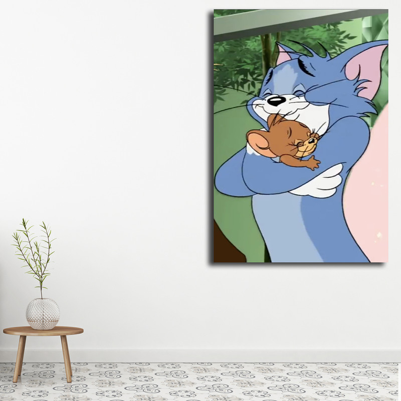  تابلو کودک و نوزاد مدل تام و جری کد 3