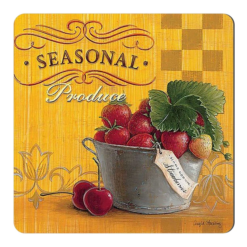  مگنت طرح توت فرنگی و گیلاس کد wmg1659