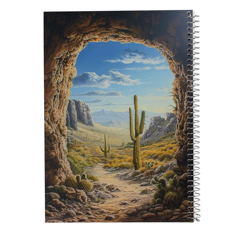 دفتر شطرنجی 50 برگ مدوپد طرح کویر کد DF16659