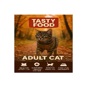 غذا خشک گربه بالغ تیستی کت مدل ادالت دیلی فله دیجیا با طعم مرغ و ماهی وزن 1000 گرم