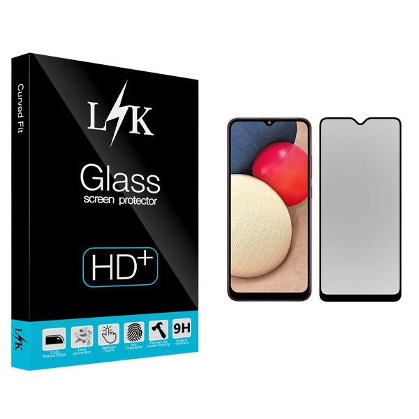 محافظ صفحه نمایش حریم شخصی ال کی مدل +HD مناسب برای گوشی موبایل سامسونگ Galaxy A02s