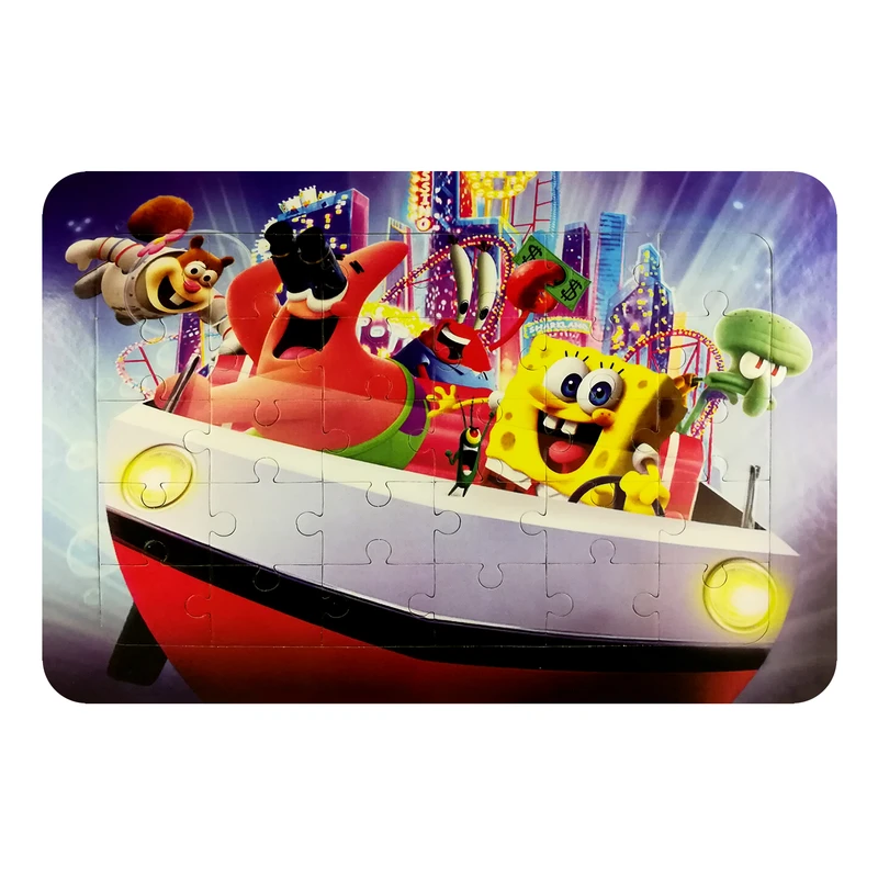 پازل 30 تکه طرح انیمیشن باب اسفنجی کد P384