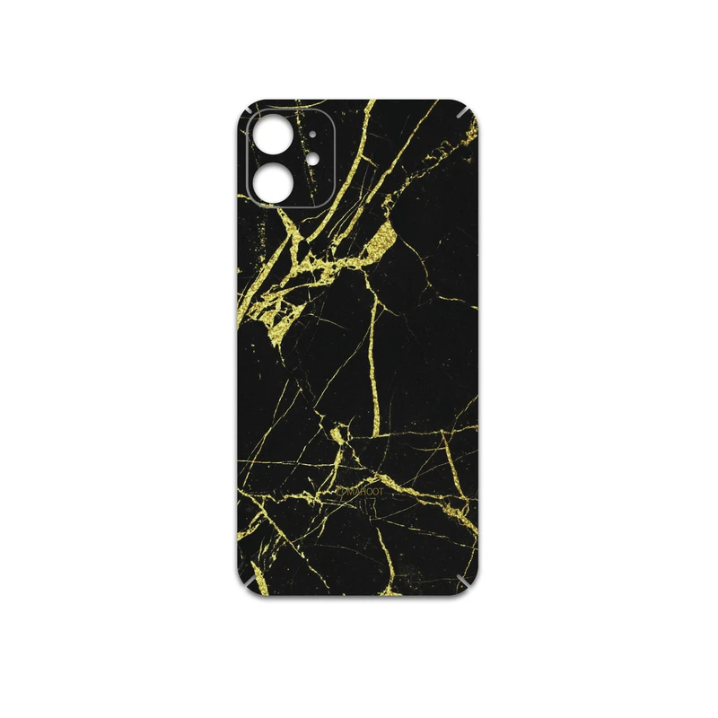 برچسب پوششی ماهوت مدل Graphite-Gold-Marble مناسب برای گوشی موبایل اپل iPhone 11