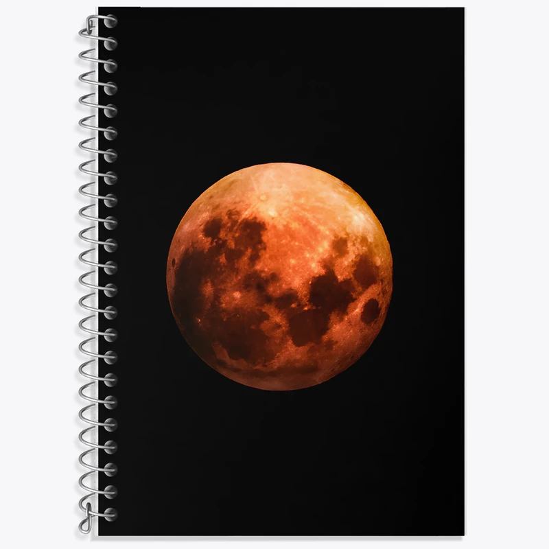 دفتر نت موسیقی 50 برگ خندالو طرح ماه (Moon) کد F6726