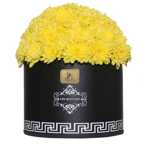 سبد گل طبیعی داودی راتا رز مدل RPJ
